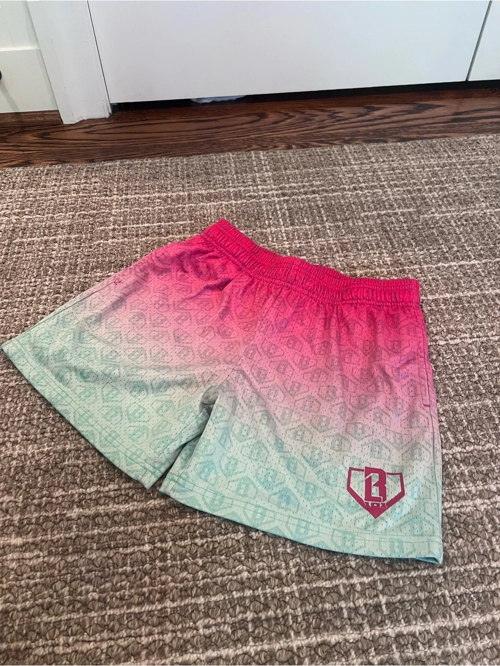 Baseball Lifestyle 101 Watermelon Shorts YL